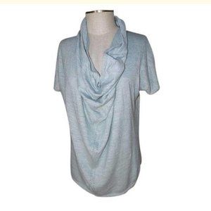 Anthropologie Knitted & Knotted Cowl Neck Top Size XS
